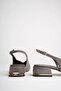 Women's Gray Suede 4 cm Thick Heeled Shoes Tr05Ms01H - 8