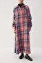 Plaid shirt dress - 4