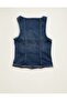 AE Zip-Up Denim Vest - 2