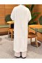 Collar Brooch Detailed Long Knitwear Cardigan - 6