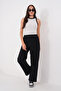 Wide-Leg Three-Yarn Pants - 6