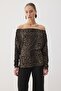 Leopard Printed Blouse - 3