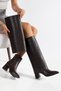 Women's Faux Leather Snap-On Boots