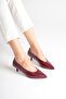 Women's burgundy 4 cm stiletto heel tr05ms02e - 4