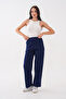 Wide-Leg Three-Yarn Pants - 3