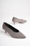 Women's grey suede 4 cm thin heeled stiletto tr05ms02h - 6