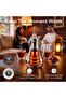Stainless Steel Vacuum Flask 1L Silver Double Wall Insulated Dallah for Coffee and Tea - 6