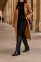 Women's Casual Pointed Toe Stylish Modern Classic Elegant Thick Heeled Rustic Boots - 5