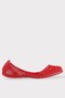 Deniz Havuz Plaj Daily Women's Ballerina Shoes Red - 5