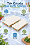 4-Piece Refrigerator Organizer Set - Freezer Organizer Leak-Proof Lid Storage Container 1L-2.6L Cream - 3