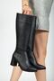 Women's Thick Heeled Winter Black Boots Tr05Mk05A - 3
