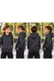 Boys' Hooded Oversized Sweatshirt with Kangaroo Pocket - 2