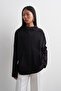Hooded Textured Cardigan Black - 3