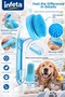 Silicone Cat and Dog Washing Brush with Shampoo Reservoir, Pet Bath Brush with Massage - 5