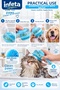 Silicone Cat and Dog Washing Brush with Shampoo Reservoir, Pet Bath Brush with Massage - 3