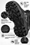 Men's Black Waterproof Boots – Waterproof Winter Outdoor Trekking Shoes - 6