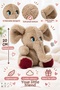 Plush Elephant 20 cm Soft Textured Cute Toy Elephant - 2