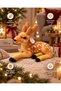 20cm Plush Deer Toy Soft Cute Christmas Reindeer Decorative Sleeping Companion Gift Christmas Decor Toy - 3