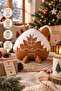 25cm Christmas House Plush Toy Soft Christmas House Decor Decorative Plush Pillow Gift - 3