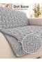 Premium Dot Based Embossed Patterned Sofa Cover Sofa Bed Cover Sofa Shawl 160X205 cm - 3