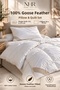 Single Goose down Duvet and Pillow Set, 155X215 Duvet + 1 Pillow