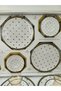18 Piece Herenica Tea and Cake Set 6 Tea Cups 6 Tea Plates 6 Cake Plates - 3
