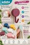 Set of 10 5 cm Plastic Self-Adhesive Colorful Wall Hanger Hooks - 5