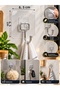 8-Piece Self-Adhesive Transparent Hook Hanger – Multi-Purpose Wall Hanger with Metal Hooks for Installation Without Drilling - 4