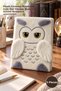 5 Harry Potter Owl Themed Plush Notebooks – Notepad with Plush Cover, Cute Owl Design, Daily and School Notebook