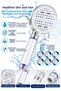 Large Panel, 6 Different Water Modes, Filtered Shower Head, White Design - 4