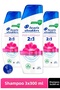 Silky Softness 2-in-1 Anti-Dandruff Shampoo 300 ml X 3 Pcs