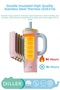 Diller 950 ml Single Lid Dual Use Straw/Comfortable Drinking Steel Thermos - 2