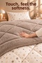 Star |   Star Patterned Wellsoft Double-Sided Single Duvet with Pillowcase |   Bedspread |   Quilt |   Pillowcase |   2 Pieces - 4