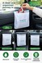 20Pcs Plastic 23X18.5Cm Adhesive Auto Plastic Garbage Bag Waterproof Leakproof Car Plastic Trash Bag