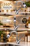 Baston Sink Faucet with Cotton Filter – Purified Sink Faucet – Filtered Water Faucet – Chrome - 6