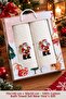 New Year's Gift 100% Cotton Embroidered 2-Piece Bath Towel Set (70X140 cm + 50X90 cm) - 2