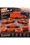 1/64 Porsche 911 Rs 2.7 Tangerine with Black Livery (the Price Is for One Piece) - 4