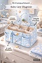 9 Piece Mother Baby Set - Laundry Basket, Baby Bag, Diaper Bag, 6-Piece Suitcase Organizer - 4