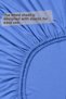 Single Cotton Combed Breathable Fabric Elastic Bed Sheet 1 Piece Pillowcase Gift Blue - 5
