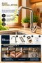 Kitchen Faucet 360 °   Rotating Body Swivel Aerator Brass Body Chrome Hot and Cold Water - 7
