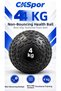 4 kg Non-Springback Health Ball Slam Ball Crossfit Fitness Functional Training Weight Ball