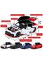 Audi Rs6 Model Metal Toy Car 15 cm Pull and Release with Lights and Sound Openable Trunk Hood Doors - 2