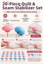 Set of 20 Quilt Duvet Cover Stabilizer Clips – Quilt Holder Anti-Slip Fixing Device – Mixed Colors