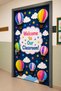 Elastic Door Decoration, Fabric Door Dressing, Welcome to Our Classroom, Classroom Door, School Event Door Decoration