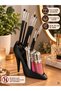 High-Heeled Shoe Makeup Organizer – Makeup Brush and Cosmetic Stand – 3D Plastic 15 cm