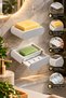 2 Piece Wall Mounted Soap Dish Set – Bathroom Soap Dish with Drainage Drawer - 3