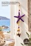 3 Pieces of Starfish Pendulum – Decorative Hanging Accessory, Marine Themed Mobile, Window and Wall Decoration, Pendulum