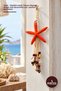 5 Pcs Pendulums – Starfish Motif, Marine Themed Design and Decorative Use, Starfish Pendulum
