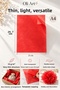 A4 Pelur Paper Red 600 Pieces – Gift Packaging, Box Decoration, and Hobby Paper - 2