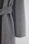 Trendyol Studio Beige Handmade Premium High Wool Content Oversize Long Coat Twoaw27Kb00050 - 2